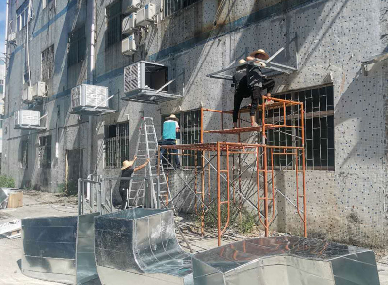 大型車間通風降溫設備環(huán)保空調