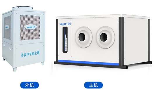 星科蒸發(fā)冷省電空調(diào)-臥式射流機(jī)組
