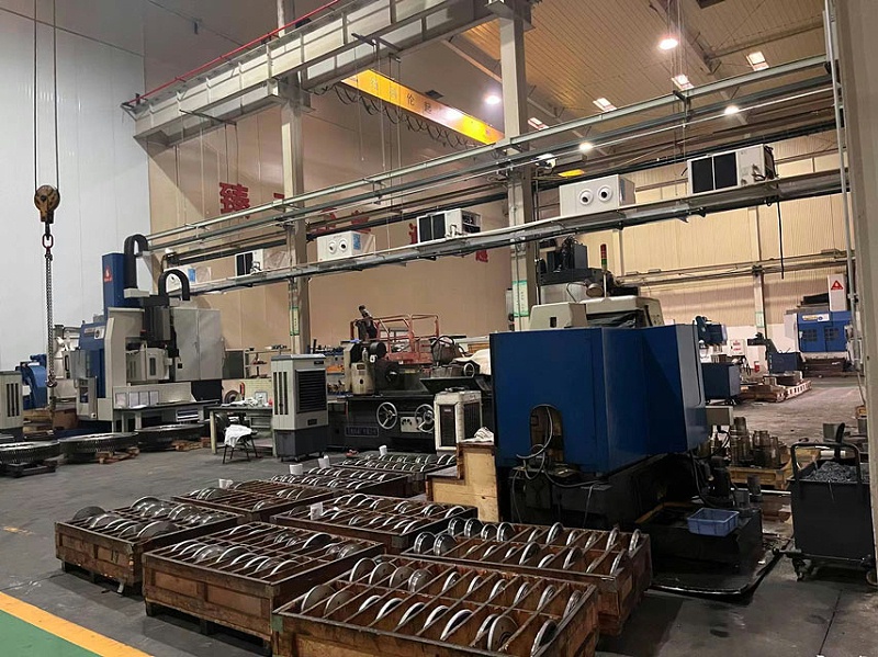 齒輪廠車間降溫使用工業(yè)蒸發(fā)冷省電空調(diào)，用電量只需傳統(tǒng)空1/6