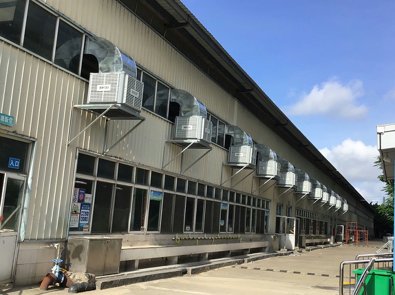 學校飯堂食堂通風降溫安裝星科環保空調