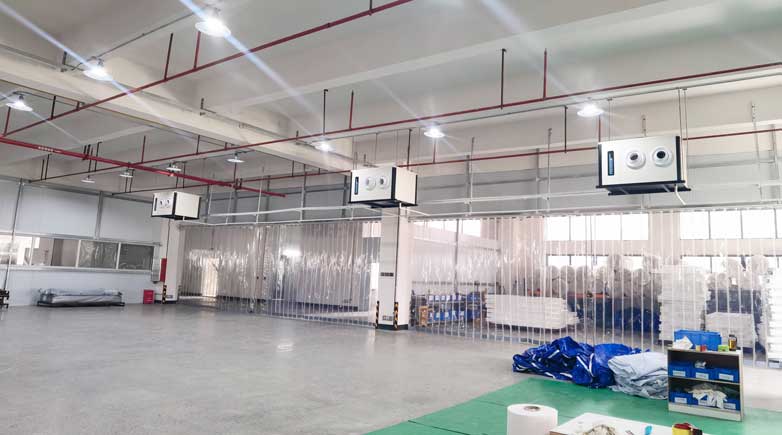 1000平米廠房空調，適用蒸發冷省電空調-臥式射流機組